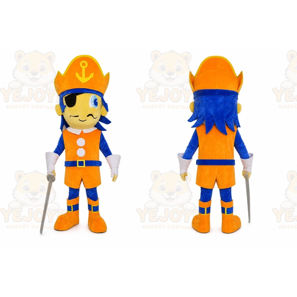 Pirate Boy Mascot Costume
