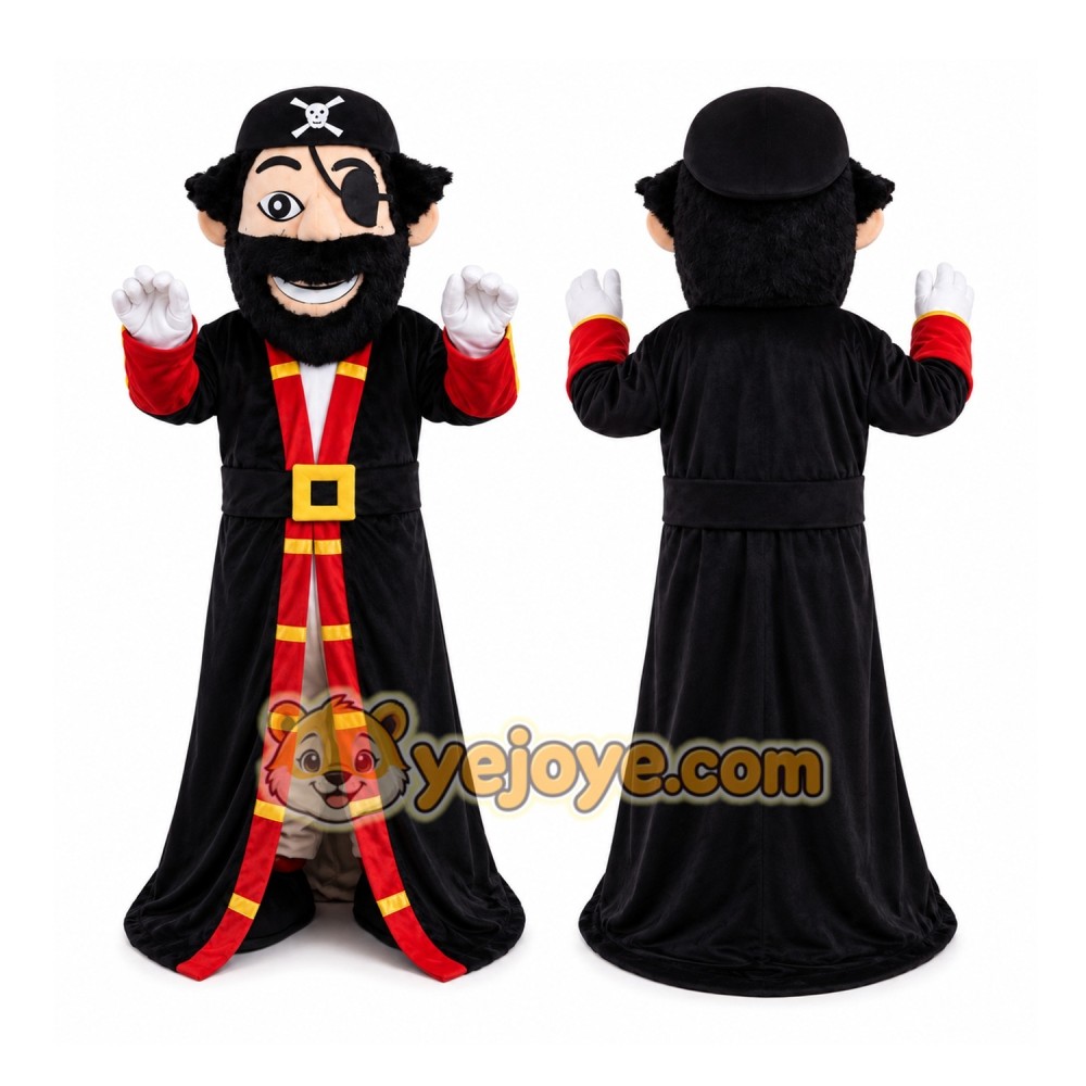 Pirate Captain Mascot Costume