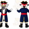 Pirate Dog Mascot Costume