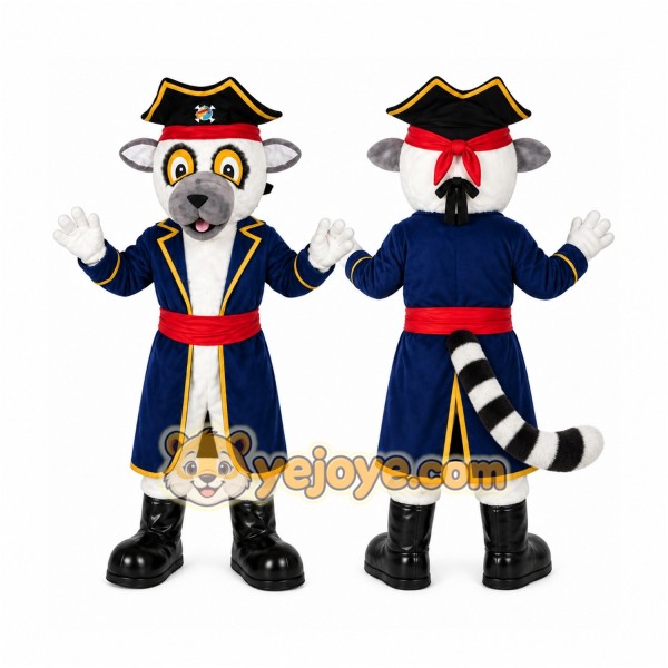 Pirate Lemur Mascot Costume