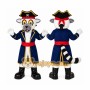 Pirate Lemur Mascot Costume