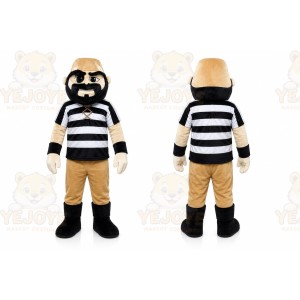 Pirate Man Mascot Costume Strong Pirate