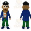 Pirate Mascot Costume