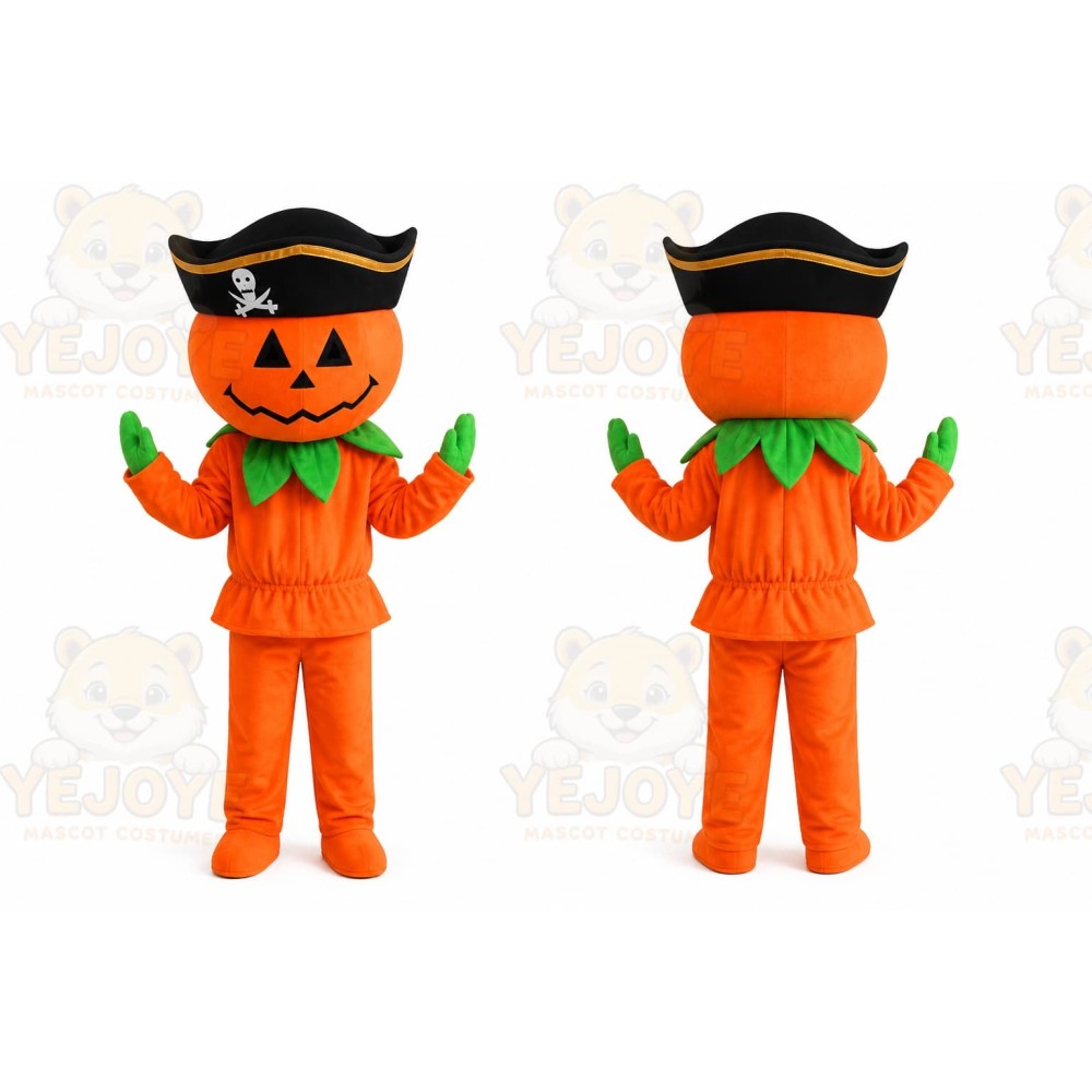 Pirate Pumpkin Mascot Costume