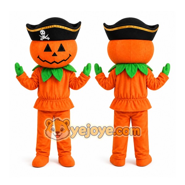 Pirate Pumpkin Mascot Costume