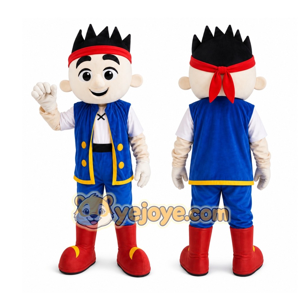 Pirates Boy Mascot Costume