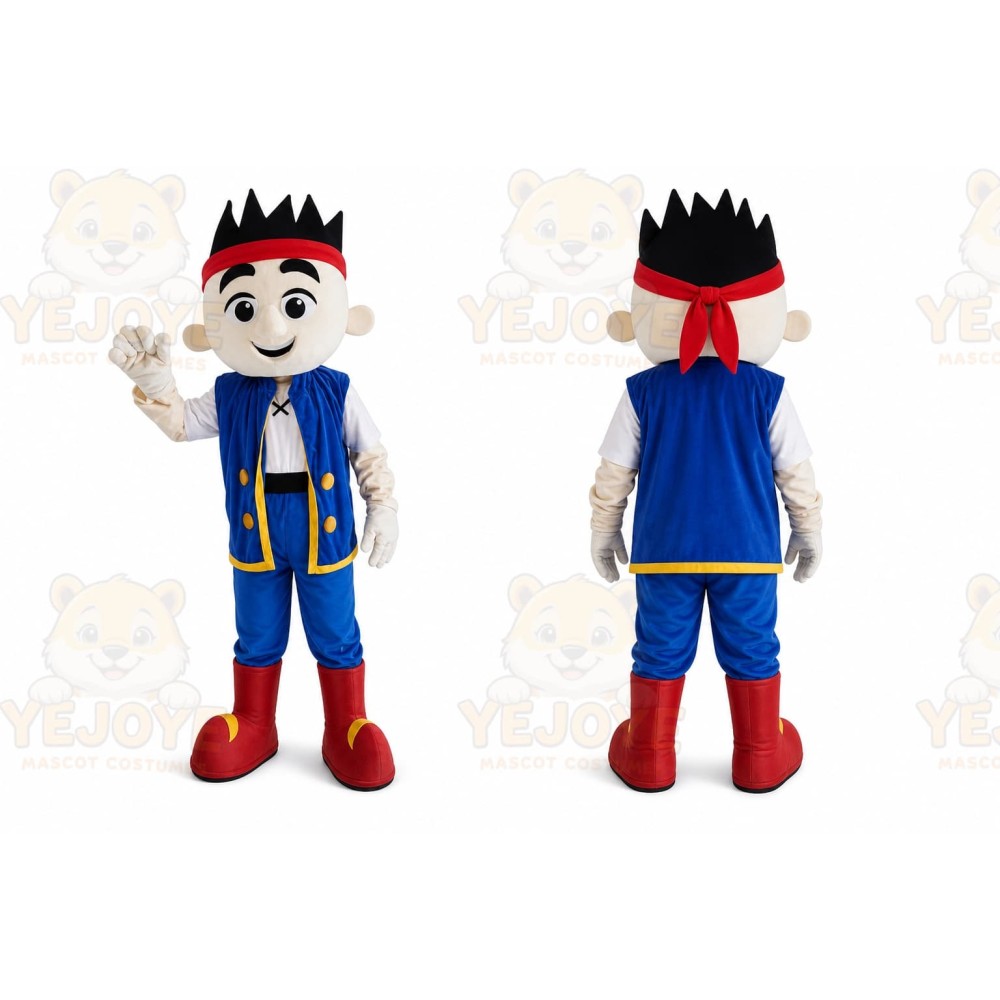 Pirates Boy Mascot Costume