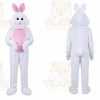Plush Adult Bunny Rabbit Easter Mascot Costumes
