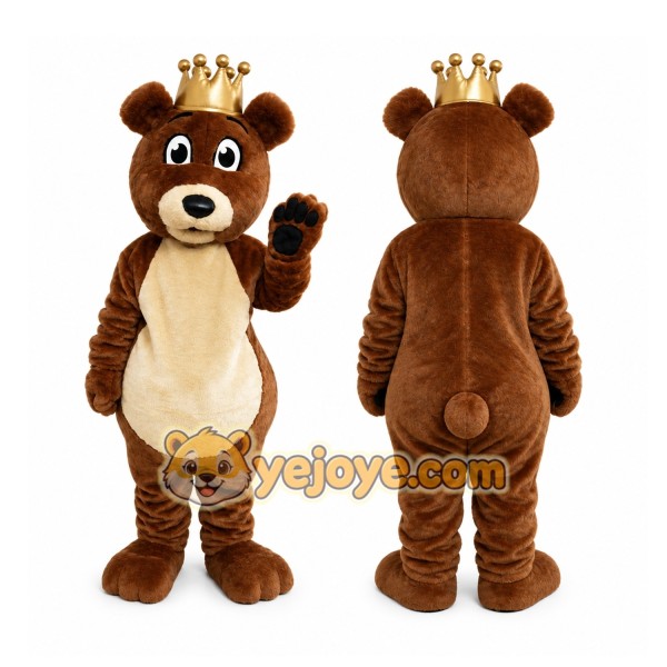 Plush Bear Mascot Costume
