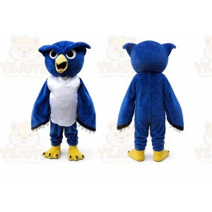 Plush Blue Owl Mascot Costume