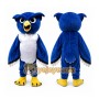 Plush Blue Owl Mascot Costume