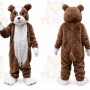 Plush Bulldog Mascot Costume