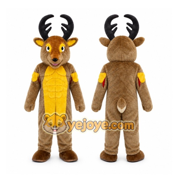 Plush Deer Mascot Costume