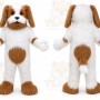 Plush Dog Mascot Costume