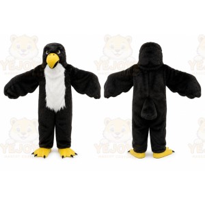 Plush Eagle Mascot Costume Blad Eagle