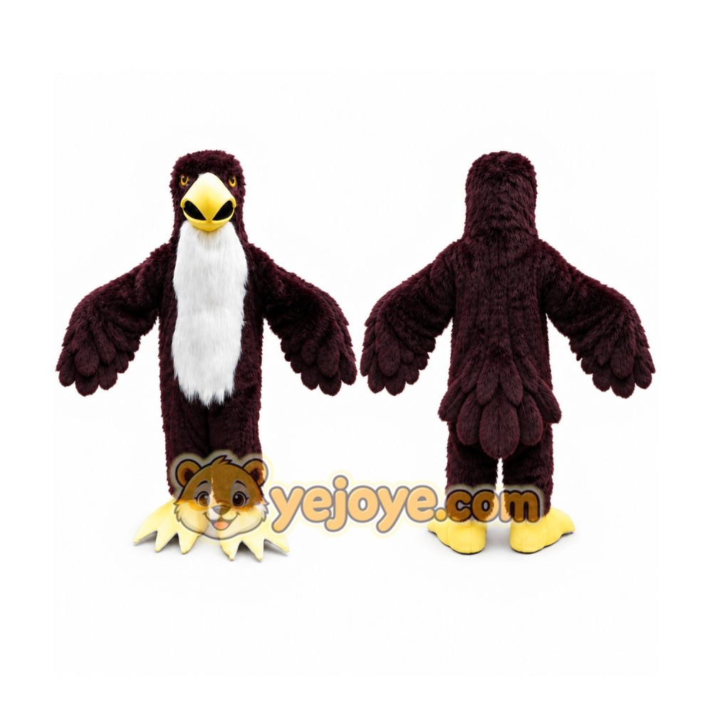 Plush Eagle Mascot Costume Hawk Falcon Plush Eagle Mascot Costume Hawk Falcon