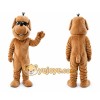 Plush Glass Dog Mascot Costume Plush Glass Dog Mascot Costume