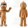 Plush Glass Dog Mascot Costume