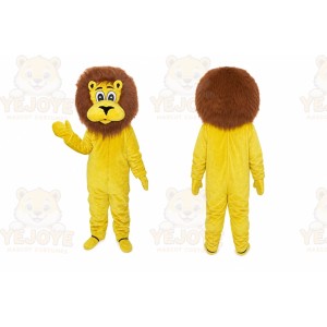 Plush Lion Mascot Costume Adult