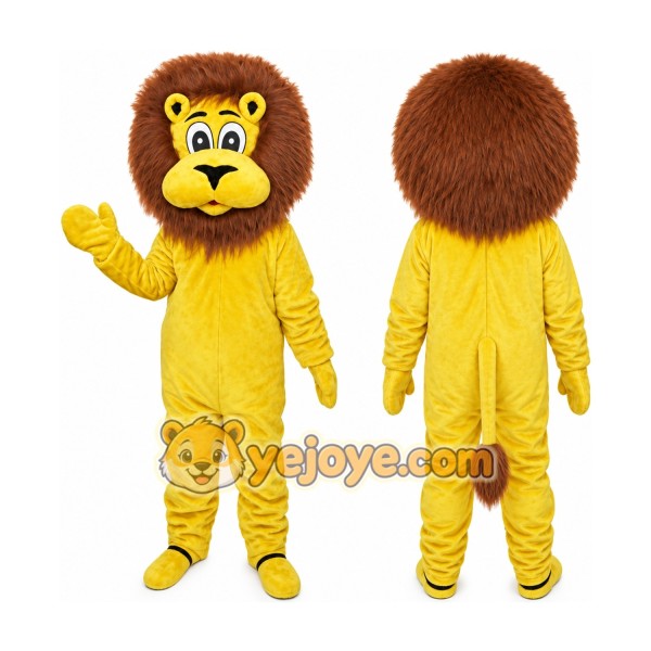 Plush Lion Mascot Costume Adult