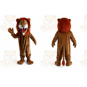 Plush Lion Mascot Costume