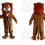 Plush Lion Mascot Costume