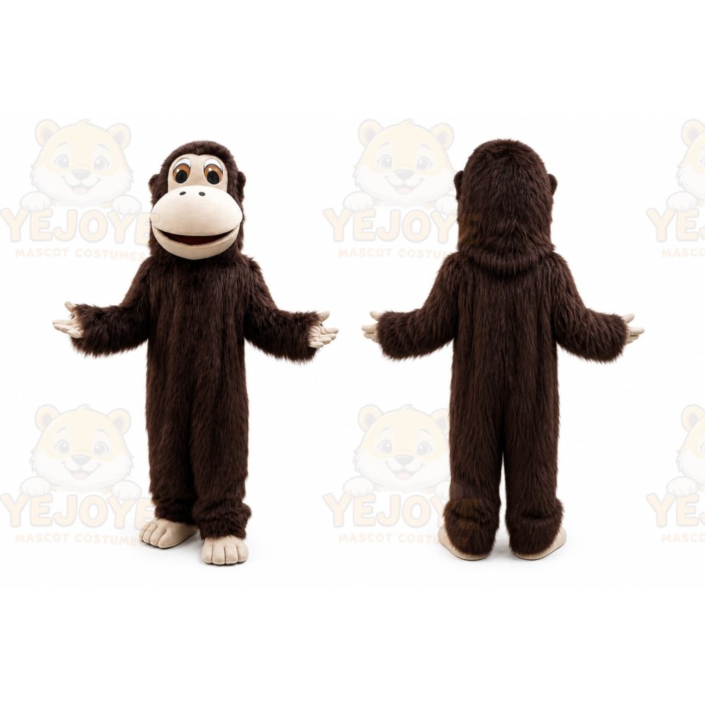 Plush Monkey Mascot Costume