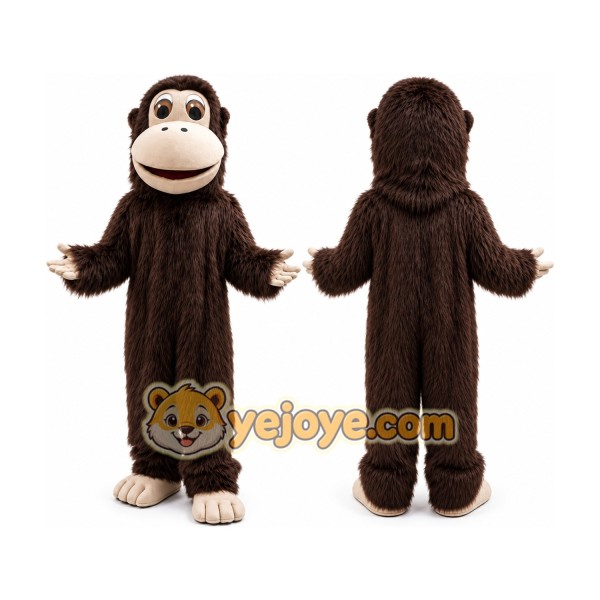 Plush Monkey Mascot Costume