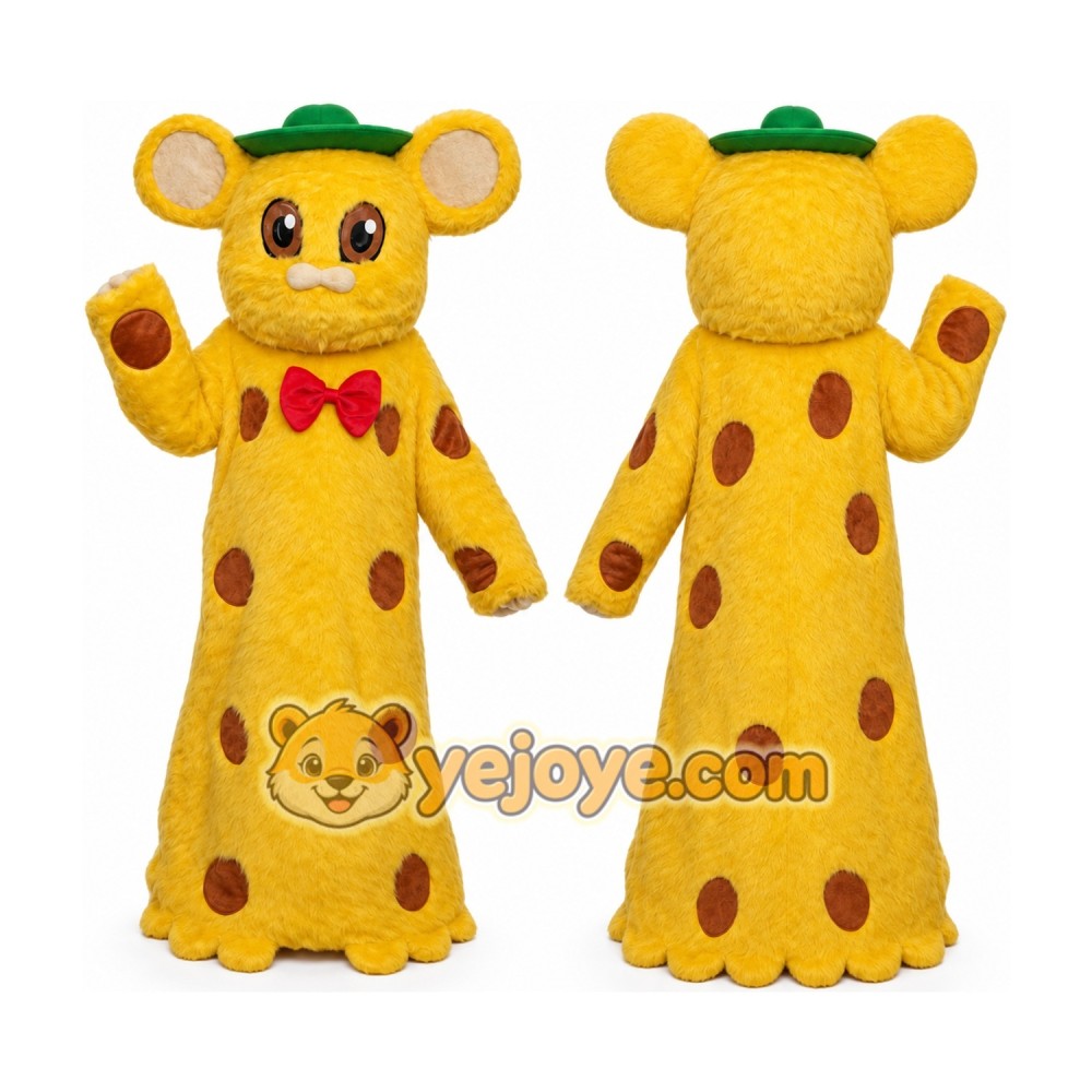 Plush Mouse Mascot Costume
