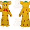 Plush Mouse Mascot Costume