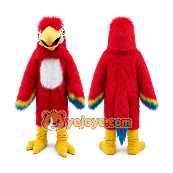 Plush Parrot Mascot Costume