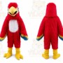 Plush Parrot Mascot Costume