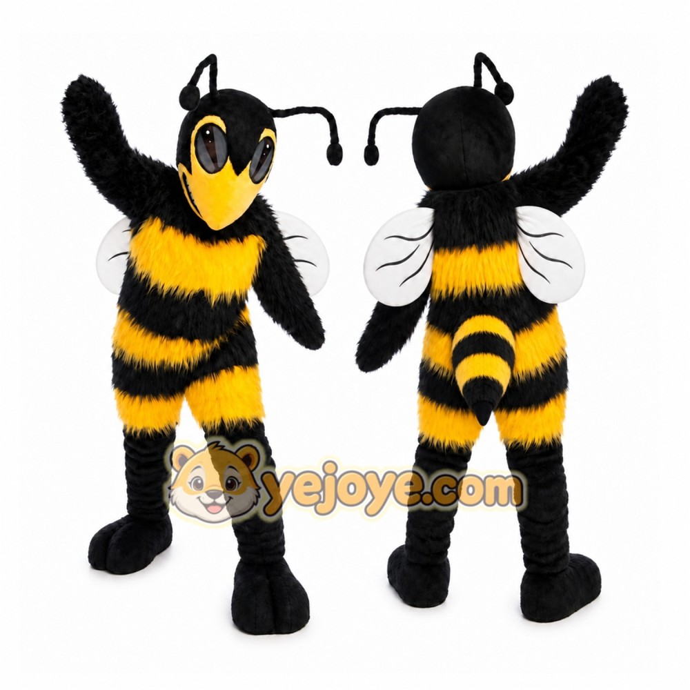 Bee_Hornet Mascot Costume Black