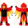 Plush Pheonix Mascot Costume