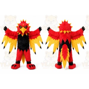 Plush Pheonix Mascot Costume