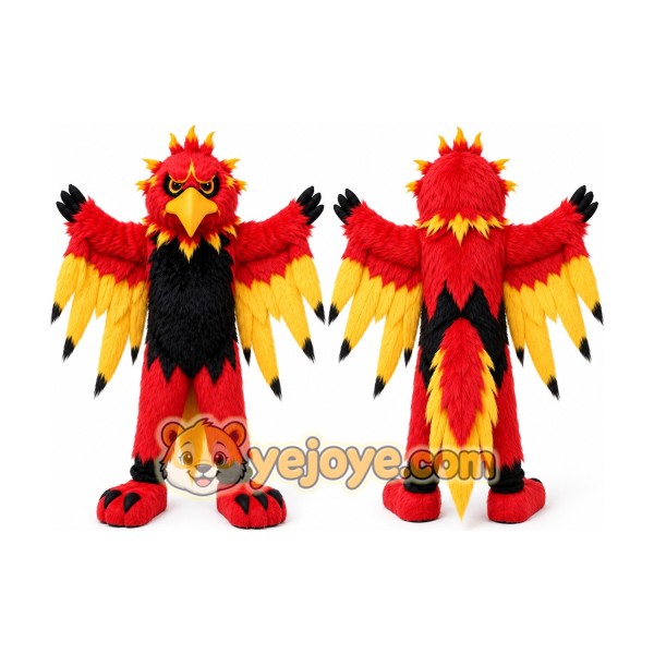 Plush Pheonix Mascot Costume