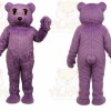 Plush Purple Bear Mascot Costume