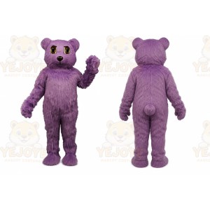 Plush Purple Bear Mascot Costume