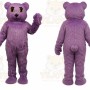 Plush Purple Bear Mascot Costume