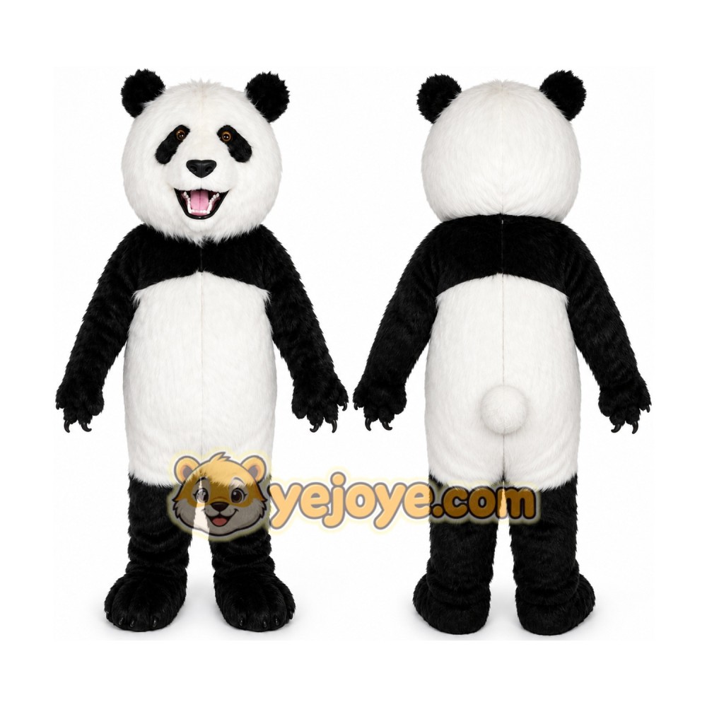 Plush Realistic Panda Mascot Costume Plush Realistic Panda Mascot Costume