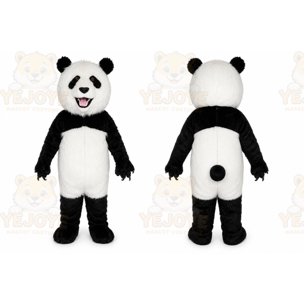 Plush Realistic Panda Mascot Costume
