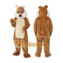 Plush Squirrels Cartoon Mascot Costume