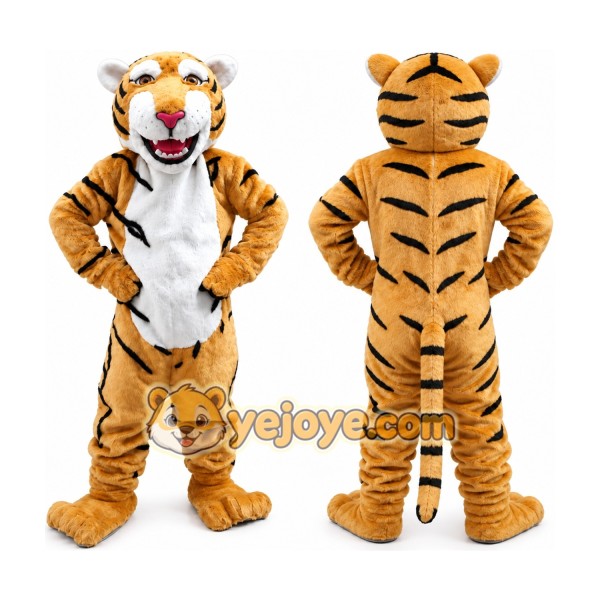 Plush Tiger Mascot Costume