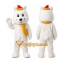 Plush White Polar Bear Mascot Costume