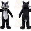 Plush Wolf Mascot Costume