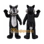 Plush Wolf Mascot Costume
