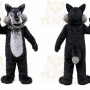 Plush Wolf Mascot Costume