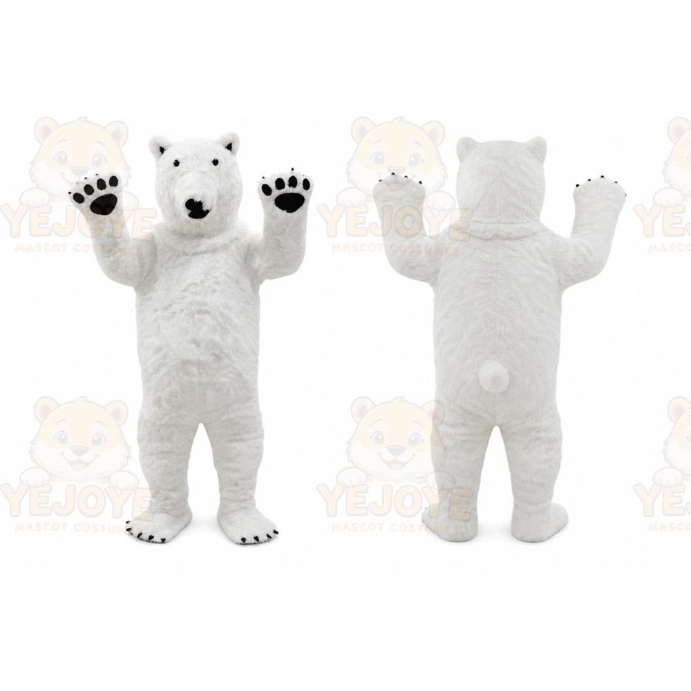 Polar Bear Mascot Costume for Adults
