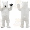 Polar Bear Mascot Costume for Adults