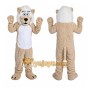 Beige Lion Mascot Costume for Adult